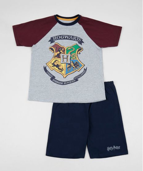 Pijama-Juvenil-Harry-Potter-Manga-Curta-Raglan-Cinza-Mescla-9955485-Cinza_Mescla_1