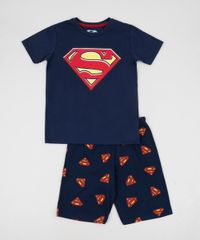 Pijama-Infantil-Super-Homem-Manga-Curta-Azul-Marinho-9956129-Azul_Marinho_1