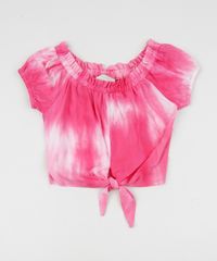 Blusa-Infantil-Ombro-a-Ombro-Estampado-Tie-Dye-com-No-Manga-Curta-Rosa-9957724-Rosa_1