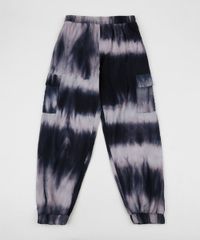 Calca-Juvenil-Jogger-Cargo-Estampada-Tie-Dye-Preta-9957746-Preto_1