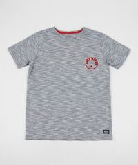 Camiseta-Juvenil--Lost--Manga-Curta-Gola-Careca-Cinza-Mescla-9943209-Cinza_Mescla_1