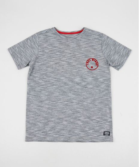 Camiseta-Juvenil--Lost--Manga-Curta-Gola-Careca-Cinza-Mescla-9943209-Cinza_Mescla_1