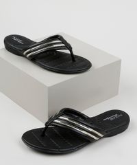 Rasteirinha-Feminina-Modare-com-Faixa-Metalizada-Preta-9958527-Preto_1