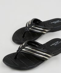 Rasteirinha-Feminina-Modare-com-Faixa-Metalizada-Preta-9958527-Preto_5