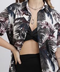 Camisa-Unissex-Slim-Estampada-de-Coqueiros-Manga-Curta--Off-White-9954275-Off_White_4