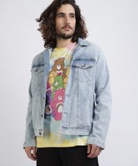 Jaqueta-Jeans-Unissex-Trucker-em-Moletom-com-Bolsos-Azul-Claro-9952759-Azul_Claro_1 Jaqueta-Jeans-Unissex-Trucker-em-Moletom-com-Bolsos-Azul-Claro-9952759-Azul_Claro_1