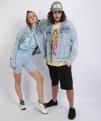 Jaqueta-Jeans-Unissex-Trucker-em-Moletom-com-Bolsos-Azul-Claro-9952759-Azul_Claro_2 Jaqueta-Jeans-Unissex-Trucker-em-Moletom-com-Bolsos-Azul-Claro-9952759-Azul_Claro_2