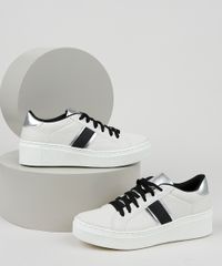 Tenis-Feminino-Oneself-com-Recorte-Metalizado-Branco-9955254-Branco_1
