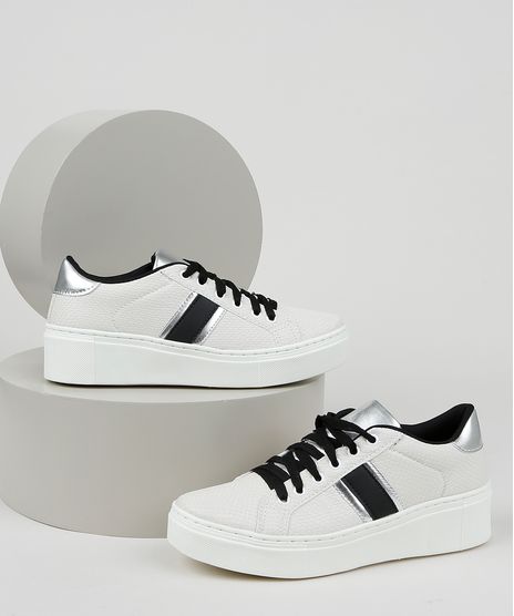 Tenis-Feminino-Oneself-com-Recorte-Metalizado-Branco-9955254-Branco_1