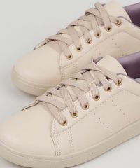 Tenis-Feminino-Oneself-com-Recorte-Roxo-Bege-9954082-Bege_3