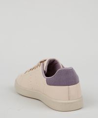 Tenis-Feminino-Oneself-com-Recorte-Roxo-Bege-9954082-Bege_4