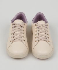 Tenis-Feminino-Oneself-com-Recorte-Roxo-Bege-9954082-Bege_5