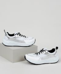 Tenis-Masculino-Oneself-Chunky-com-Recortes-Metalizado--Branco-9955258-Branco_1