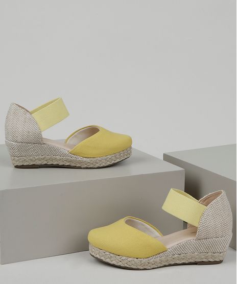 Sandalia-Espadrille-Feminina-em-Suede-com-Elastico-Amarelo-9959283-Amarelo_1