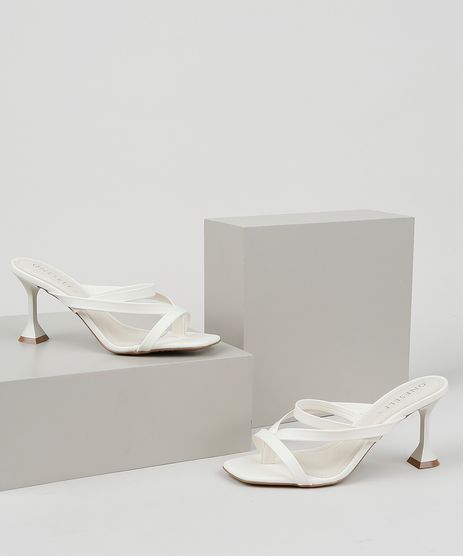 Tamanco-Feminino-Oneself-Salto-Fino-com-Tiras-Cruzadas-Branco-9955245-Branco_1