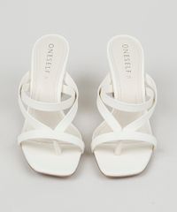 Tamanco-Feminino-Oneself-Salto-Fino-com-Tiras-Cruzadas-Branco-9955245-Branco_5