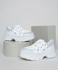 Tenis-Feminino-Oneself-Sneaker-Chunky-com-Strass-Branco-9955108-Branco_1