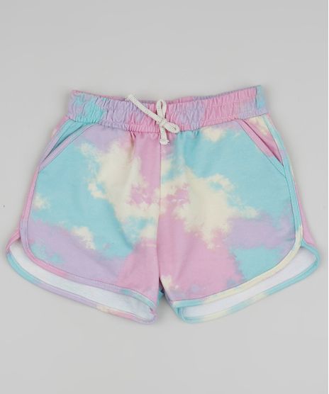 Short-de-Moletom-Infantil-Estampado-Tie-Dye-Rosa-9956930-Rosa_1