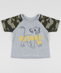 Camiseta-Infantil-Simba-o-Rei-Leao-Raglan-Manga-Curta-Camuflada-Cinza-9957869-Cinza_1