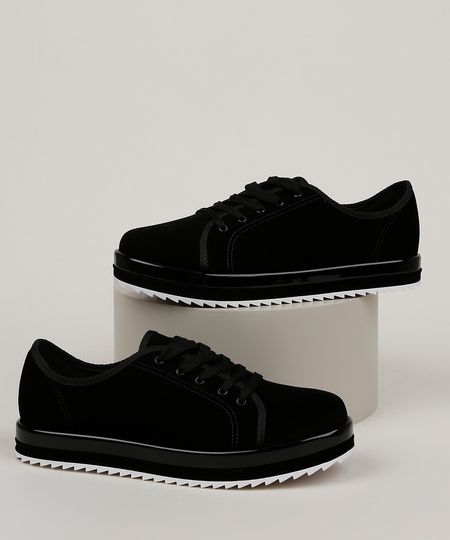 Tenis-Feminino-Nobuck-Beira-Rio-em-Suede-Tratorado-Preto-9958356-Preto_1