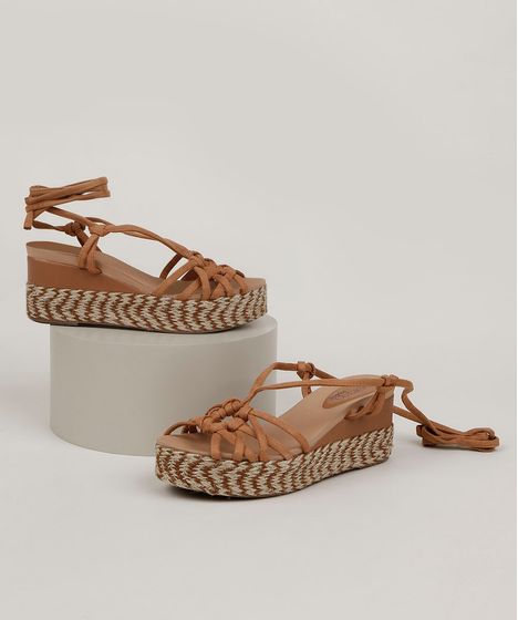 sandalia plataforma beira rio