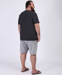Pijama-Masculino-Plus-Size-Camiseta-Estampada-Listrada-Manga-Curta-Gola-Careca-Preto-9954419-Preto_2 Pijama-Masculino-Plus-Size-Camiseta-Estampada-Listrada-Manga-Curta-Gola-Careca-Preto-9954419-Preto_2
