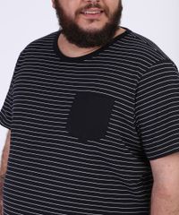 Pijama-Masculino-Plus-Size-Camiseta-Estampada-Listrada-Manga-Curta-Gola-Careca-Preto-9954419-Preto_3 Pijama-Masculino-Plus-Size-Camiseta-Estampada-Listrada-Manga-Curta-Gola-Careca-Preto-9954419-Preto_3