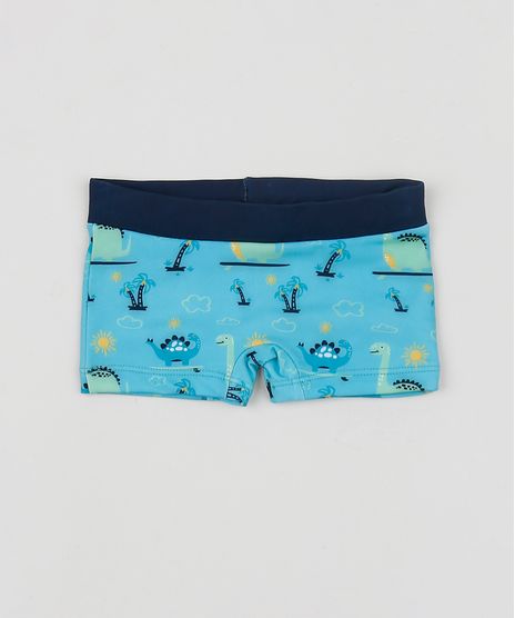 Sunga-Infantil-Boxer-Estampada-de-Dinossauros-Azul-9902368-Azul_1