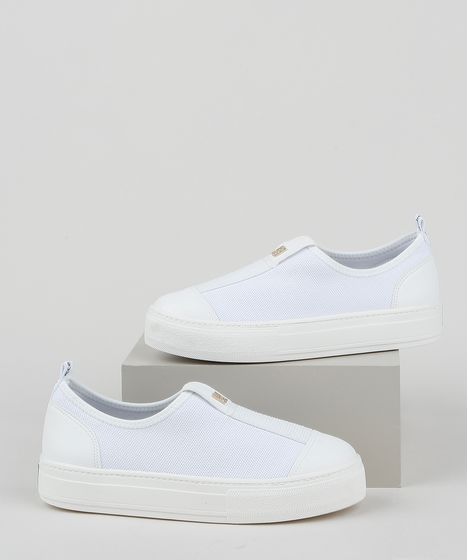 tenis branco feminino bebece