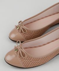 Sapatilha-Feminina-Moleca-Bico-Redondo-Tresse-em-Verniz-com-Laco--Bege-9959179-Bege_3