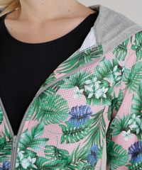 Jaqueta-Ace-Estampada-de-Folhagem-com-Capuz-Rose-8710236-Rose_4