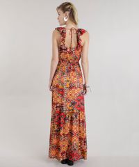 Vestido-Longo-Estampado-Etnico-Amarelo-Escuro-8611180-Amarelo_Escuro_2