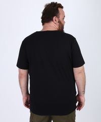 Camiseta-Masculina-Plus-Size--New-York--Manga-Curta-Gola-V-Preta-9956877-Preto_2