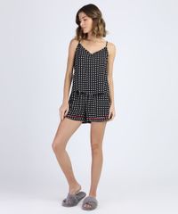 Regata-de-Pijama-Feminina-Estampada-de-Poa-Alcas-Finas-Preta-9962325-Preto_3