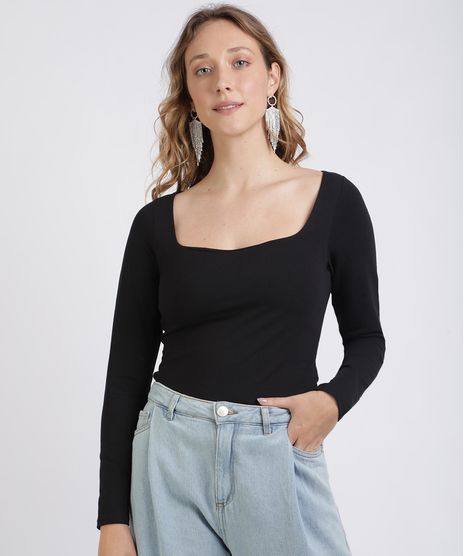 Blusa-Feminina-Mindset-Manga-Longa-Decote-Princesa-Preta-9957463-Preto_1