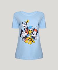 T-shirt-Feminina-Mindset--Turma-do-Mickey--Manga-Curta-Decote-Redondo-Azul-Claro-9953970-Azul_Claro_5