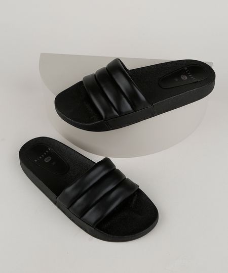 Chinelo-Slide-Mindset-Feminino-com-Tira-em-Matelasse-Preto-9958042-Preto_1