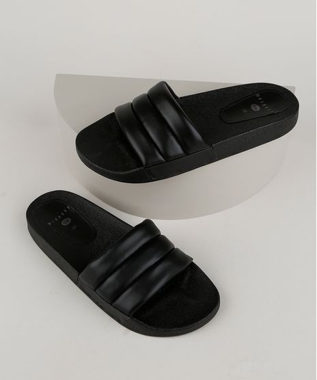 Chinelo-Slide-Mindset-Feminino-com-Tira-em-Matelasse-Preto-9958042-Preto_1