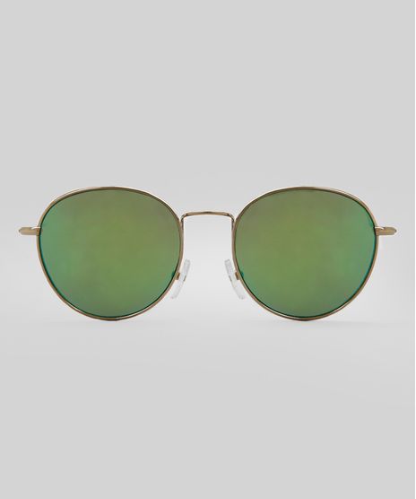 Oculos-de-Sol-Redondo-Feminino-Oneself-Dourado-8399998-Dourado_1