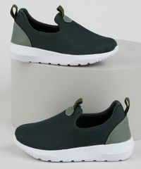 Tenis-Infantil-Sonho-de-Crianca-Knit-Calce-Facil-com-Recortes-Verde-Escuro-9960562-Verde_Escuro_1
