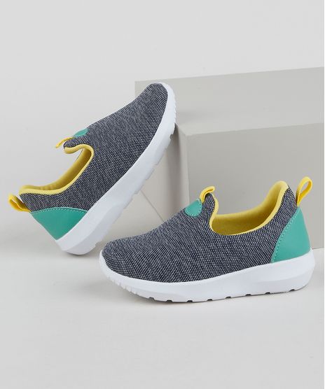 Tenis-Infantil-Sonho-de-Crianca-Knit-Calce-Facil-com-Recortes-Azul-Marinho-9960563-Azul_Marinho_1