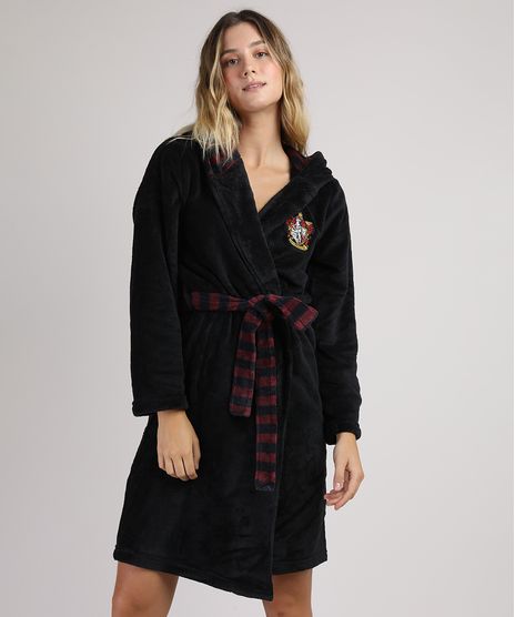 Roupao-Feminino-Harry-Potter-Faixa-para-Amarrar-Manga-Longa-Preto-9836390-Preto_1