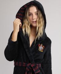 Roupao-Feminino-Harry-Potter-Faixa-para-Amarrar-Manga-Longa-Preto-9836390-Preto_4