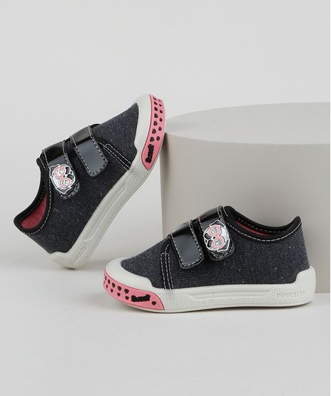 Tenis-em-Jeans-Infantil-Pimpolho-Cachorrinho-com-Velcro-Preto-9959676-Preto_1