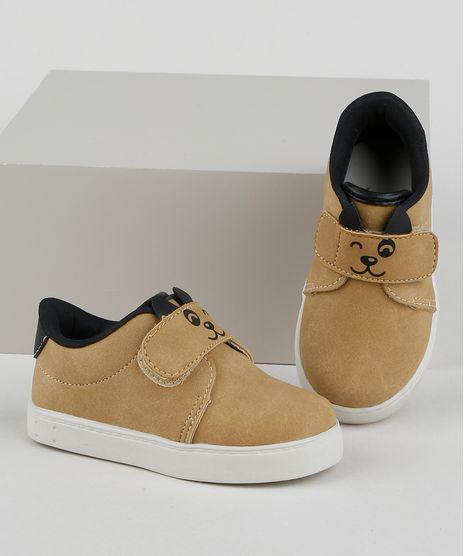 Tenis-Infantil-Pimpolho-Cachorro-com-Velcro-Bege-9959697-Bege_1