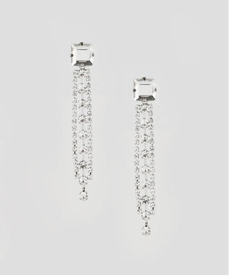 Brinco-Feminino-Alongado-com-Strass-Prateado-9937556-Prateado_1