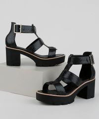 Sandalia-Feminina-Oneself-Meia-Pata-Tratorada-Salto-Alto-Grosso-Textura-Animal-Print-de-Cobra-Preta-9957164-Preto_1