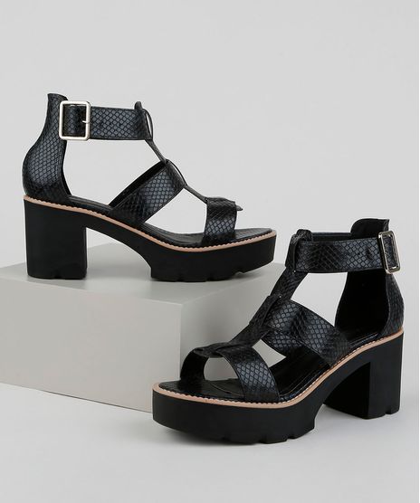 Sandalia-Feminina-Oneself-Meia-Pata-Tratorada-Salto-Alto-Grosso-Textura-Animal-Print-de-Cobra-Preta-9957164-Preto_1
