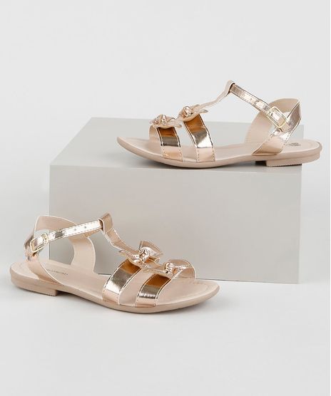 Rasteirinha-Infantil-Palomino-com-Laco-Metalizada-Dourada-9959284-Dourado_1