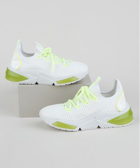 Tenis-Feminino-Zatz-Knit-com-Cadarco-Neon-Branco-9959290-Branco_1